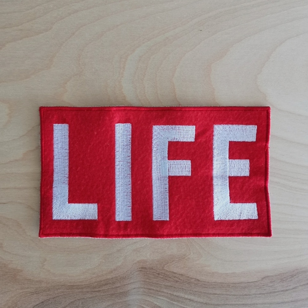 LIFE MAGAZINE LOGO EMBROIDERED PATCH - Picture 2 of 6